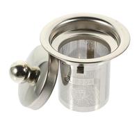 HEMOTON Coffee Filters Tea Strainer Insert with Lids Stainless Steel Tea Infuser Tea Filters Metal Teapot Replacement Mesh Strainer Tea Pot Accessories Coffee Filter