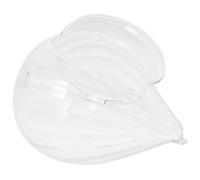 HEMOTON Conch Shaped Glass Wine Cup 370ml Large Capacity Drinking Cup for Restaurant and Bar Use, Safe and Versatile Stylish Shell Martini Glass for Home Parties