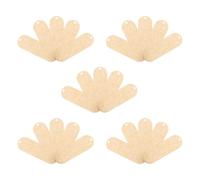 HEMOTON Copper Blank Pendant Oval Single Hole 25pcs for Jewelry Making DIY | Brushed Finish, Rounded Corner Shape, Sturdy Copper, Suitable for Occasions and DIY Projects