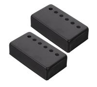 HEMOTON Copper Electric Guitar Pickup Shell 2pcs Metal Covers Classic 6 Holes Easy to Clean Carry