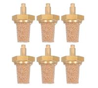 HEMOTON Copper Filter Nozzle and Easy Installation for Fog Machines 6pcs Universal Compatibility with M5 Air Exhaust Muffler Suitable for Different Stage Setups and Stage Performances