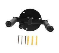 HEMOTON Creative Design Black Iron Wall-mounted Trumpet Wall Mount with Convenient to Use Instrument Storage, Suitable a Guitar Wall Mount Alternative for Display and Organising