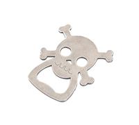 HEMOTON Creative Skull Head Bottle Opener Helps Opening Bottles without Hurting Hands Made of Sturdy Alloy , Portable and Multi-functional , for Party and Wedding Favour