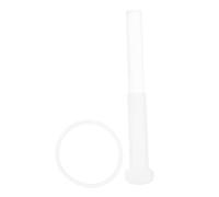 HEMOTON Crystal Singing Bowl Mallet Striker Acrylic Handle and Rubber Sleeve for Unique Resonance Effect, 2pcs Set for Yoga and Massage Sound Baths