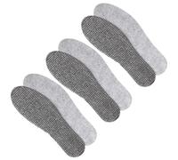 HEMOTON Cushioned Shoe Inserts Warm Insoles 3 Pairs for Shoes and Sneakers Double-Sided Aluminum Foil and Foam Material, Washable for Winter and Summer Comfort