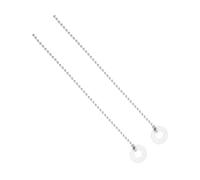 HEMOTON Cymbal Sizzle Chain and Drumming Accessories Silver Alloy 2pcs with Stylish Appearance Easy to Use Cymbal Sustain Extension for Enhanced Resonance for Drum Kit and Jazz Drum
