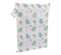 HEMOTON Diaper Bags for Essentials Cloth Diaper Pouch Zippered Pocket for Nappy Organiser Storage and Wet Dry Use The Go