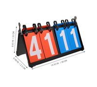 HEMOTON Digital Portable Flipper Scoreboard for Basketball Billiards Table Tennis Indoor Outdoor Use Wear-resistant Score Keeper with Visible Numbers Easy Operation for Multi-sport Scoring
