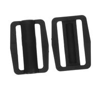 HEMOTON Diving Back Side Buckle Weight Retainers Clips Belts Webbing Keepers Diving Accessories Dive Weight Belts Keeper Weight Retainer Clips Weight Belt Keeper Black Plastic Steel