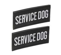 HEMOTON Dog Back Embroidered Patch Service Dog Harness Small Harness Assistance Strap Iron-on Applique