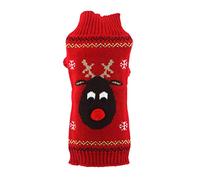 HEMOTON Dog Clothes Stylish Keeps Warm, Pullover Design Acrylic Fibers Christmas Sweater for Winter Pet Clothing Puppy and Dog for Holiday Party and Christmas