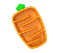 HEMOTON Dog Slow Feeder Bowl Small Orange Slow Food Pet Bowl Anti-fall Design for Healthy Eating and Bloat Prevention Suitable for Dogs and Cats