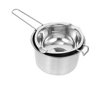 HEMOTON Double Boiler Pot for Wax Melting for Melting Chocolate and Candies Boiling Water Pot Stainless Steel Material for Kitchen Use