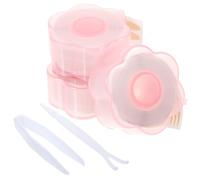 HEMOTON Double Eyelid Strips Lace Self-adhesive Eye Lift Tape with Fork and Tweezers 3 Rolls Forms Natural Double Eyelids, Breathable and Invisible Eye Lifter for Home and Salon Use