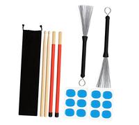 HEMOTON Drum Brush Set Drum Sticks Sweets Drumsticks for Adults Drumming Accessories