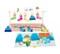 HEMOTON Educational Cognition for Bright Sensory Matching Plaything Safe Smooth Edges Early Learning Game to Develop Spatial Imagination and Communication Skills at Home