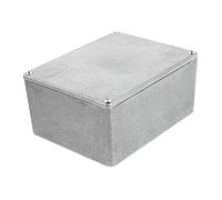 HEMOTON Effect Stomp Box Diecast Aluminum Enclosure for Guitar Pedal Case Practical Music Accessory with Sturdy Build, Compact 1590C Size, Silver Finish, for DIY Effects Projects