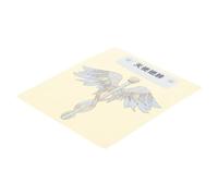 HEMOTON Electric Guitar Self-adhesive Sticker Angel Wings Design Pvc Material Easy to Operate Decorative Guitar Headstock Decal