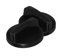 HEMOTON Electric Oven and Stove Control Knobs 2PCS Plastic Replacement Set with Timer Function for Cooking and Kitchen Use