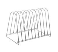 HEMOTON Elegant Cd/vinyl Record Display Rack Heavy Duty Sleek Design No Tools Needed