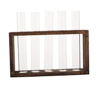 HEMOTON Elegant Decorative Vase Hydroponic Test Tube Vase for Home Office Store Chic Style Ornament