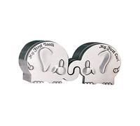 HEMOTON Elephant Shape My First Curl and Tooth Box Silver Zinc Alloy Keepsake Smooth Surface and No Burr for Baby Boys and Girls Christmas