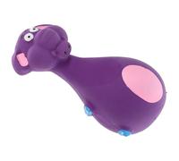 HEMOTON Elephant Shaped Latex Squeaky Dog for Puppies, Purple