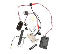 HEMOTON Eq Pickup for Cello Silent Metal Musical Instrument Pickup with Volume and Tone Controls, Black, 6.9 X 4.1 X 5.58 CM for Orchestral Use