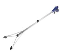 HEMOTON Ergonomic Outdoor Litter Picker Grabber with Swiveling Precision Claws Non-Skid Handle Trash Grab Tool for Seniors and Garden Cleaning Foldable Long Reach Garbage Tongs for Easy