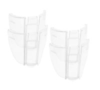 HEMOTON Eyeglass Side Protectors for Reliable Coverage against Splashes and Debris 2 Pairs with Sturdy Metal Frame and Thick Flexible Edges, Lightweight PC Material for Travel and Nursing