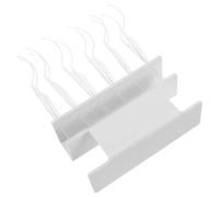 HEMOTON Eyelash Application Display Rack with Wearing Aid Lash Styling Accessories for Personal Use, Plastic Material, Convenient Try-on, Versatile Use, White Eyelash Fitting Tool