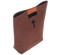 HEMOTON Felt Bible Tote Bag Multi-function Carrying Case Lightweight Handheld Shopping Bag with Sturdy Material Suitable for Church and Everyday Use