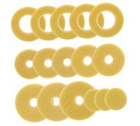 HEMOTON Felt Flute Pads for Flutes Soft Durable Key Gaskets Non-slip Cushions for Confident Playing Easy Installation for Musicians