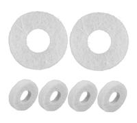 HEMOTON Felt Washers Key Cushions Felt Pads for Tenor Horn Keys Beige 6pcs Instrument Replacement Parts Excellent Cushioning for Professional Musicians