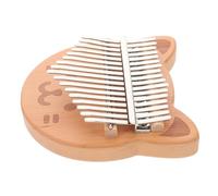 HEMOTON Finger Piano Gifts Kalimba Miniature Thumb Kalimba for Beginners Portable Music Instrument Wooden Material