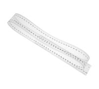 HEMOTON Flexible Measuring Ruler Soft Measure Ruler Plastic 100cm Double-sided Metric Markings View Design for Modern Classroom and Machinist Use