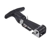 HEMOTON Flexible T Handle Draw Latch with Rubber Grip for Tool Box