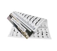 HEMOTON Flute Chart Flute Note Chart Coated Paper Learning Reference Guide for Beginners Training Aid for Students Music Education