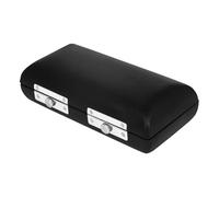 HEMOTON Flute Mouthpiece Holder and Storage Case Leather Flute Protective Box for Musicians Chic Design for Easy Portability and Organization of Accessories