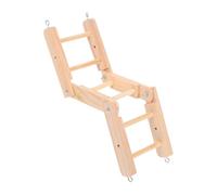 HEMOTON Foldable Bird Climbing Ladder for Parrots Macaws Small Pets Promotes Active Play Beak Claw Maintenance Convenient Storage Versatile Usage Bird for Caged