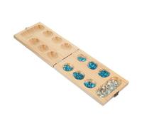 HEMOTON Foldable Mancala Board Game with Lock Educational Gemstone Chess for Adults Portable Travel Plaything Enhancing Memory and Cognition Random Color