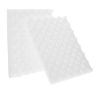 HEMOTON Fondant Foam Pad 2Pcs Wave Texture Cake Decorating Tool Lightweight Sponge Material Sugar Flower Drying Mat for Baking Kitchen Use