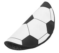 HEMOTON Football Pattern Rug for Home Decor and Next to The Bed, Anti-wear Polyester Carpet Protecting The Floor, Unique Design Football Floor Mat Suitable for Living Room