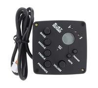 HEMOTON Four Stage Guitar Microphone Soundhole Pickup Eq for Folk Music Instruments