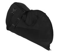 HEMOTON French Horn Bag Backpack Lightweight Oxford Cloth Shoulder Bag Removable Strap and Exterior Storage Pocket Polyfoam Case for Musical Instrument Random Color