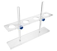 HEMOTON Funnel Support Rack with Stable Structure Pmma 4-hole 250ml Adjustable Height and Versatile Use for Chemistry and Biology Laboratory
