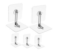 HEMOTON Furniture Tip Straps Wall Anchors Baby Proofing 5 Sets Adhesive No-Drill Kit for Securely Fixing Bookcases Dressers Shelves Cabinets TV Stands Wardrobes Child Safety
