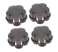 HEMOTON Gas Stove Knob Covers Prevent Residential Fire 4pcs Childproof Oven Knob Safety Guards Easy to Install Plastic Stove Covers for Child Safety in Kitchen