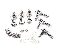 HEMOTON Gc206e 6r Silver Guitar Tuning Pegs Vintage Style Machine Heads for Electric Guitars Easy Installation