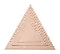 HEMOTON Geometric Wooden Triangular Pottery Mold Set for Clay and Ceramic Handbuilding, Easy Design with Efficient Workflow, for Blank Modeling and Pottery Making Tools
